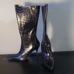 Steve Madden Trixx Black Croco